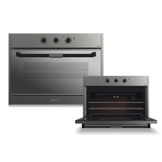 Forno de Embutir a Gás Venax 88,3 Litros Inox Arena Cromo 90 Litros