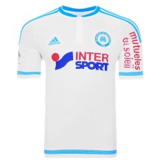 Camisa Torcedor Olympique de Marseille I 2015/16 com Número Adidas