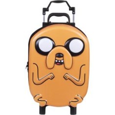Mochila com Rodinhas Escolar Dermiwil Hora da Aventura Jake Poli 3D 48737