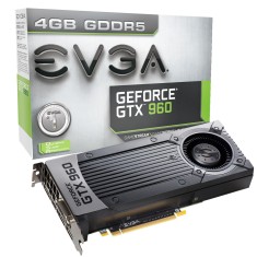 Placa de Video NVIDIA GeForce GTX 960 4 GB GDDR5 128 Bits EVGA 04G-P4-3960-KR