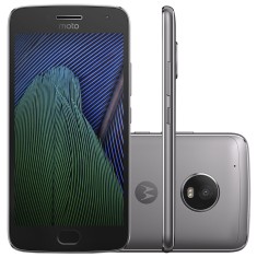 Smartphone Motorola Moto G G5 Plus XT1683 TV Digital 32GB 12,0 MP 2 Chips Android 7.0 (Nougat) 3G 4G Wi-Fi