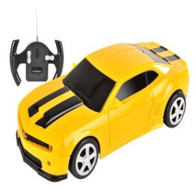 Carrinho de Controle Remoto Cks Camaro Amarelo