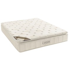 Colchão King Size Molas Ensacadas/Pocket Minaspuma D33 Cannes 193 x 30 x 203 cm