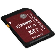 Cartão de Memória SDXC-I Kingston 64 GB SDA3/64