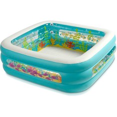 Piscina Inflável 424 l Quadrada Intex Aquário 57471