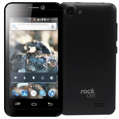 Smartphone Rock Cel 4GB Quartzo 5,0 MP 2 Chips Android 5.1 (Lollipop) 3G Wi-Fi