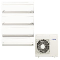 Ar Condicionado Multi Split Daikin 28000 BTUs Inverter Controle Remoto Quente/Frio 4MXS80KVM / FTXS25KVW / FTXS50KVM