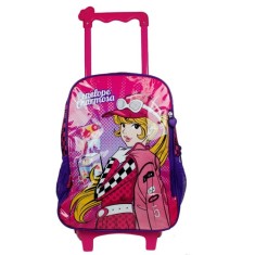 Mochila com Rodinhas Escolar Luxcel Penelope Charmosa IC31092PE