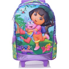 Mochila com Rodinhas Escolar Xeryus Dora Boots 4900 G