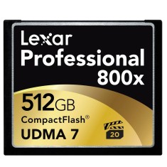 Cartão de Memória Compact Flash Lexar Professional 512 GB LCF512CRBNA800