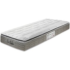 Colchão Solteiro Molas LFK Paropas D23 Eco Bamboo 88 x 28 x 188 cm
