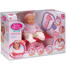 Boneca Bebê Mania Pediatra Roma Brinquedos