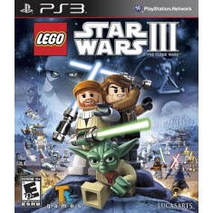 Jogo Lego Star Wars III: The Clone Wars PlayStation 3 LucasArts