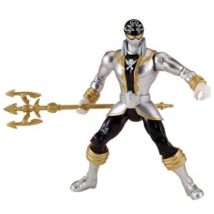 Boneco Power Rangers Megaforce Super Prata - Sunny