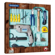 Kit Furadeira Impacto 1/2 500W Tramontina - 43408434