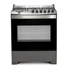 Fogão de Piso Brastemp 5 Bocas Acendimento Automático Acabamento Inox BFS5TBR