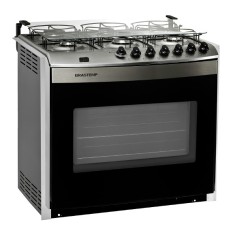 Fogão de Embutir Brastemp 6 Bocas Acendimento Automático BYS6NBB