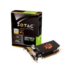 Placa de Video NVIDIA GeForce GTX 750 1 GB GDDR5 128 Bits Zotac ZT-70702-10M