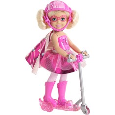 Boneca Barbie Super Princesa Super Chelsea Rosa Mattel
