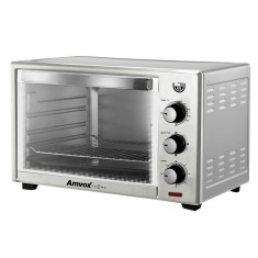Forno Elétrico Amvox 45 Litros Inox AFR 4500 inox