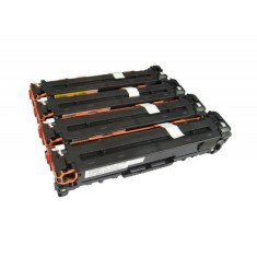 Toner Preto Ciano Amarelo Magenta Compatível Kit 4 CB540A CB541A CB542A CB543A