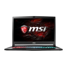 Notebook MSI Gamer Intel Core i7 6700HQ 16GB de RAM HD 1 TB SSD 250 GB 17,3" GeForce GTX 1060 Windows 10 Home GS73VR