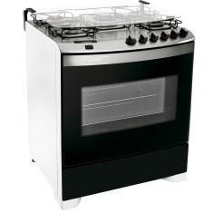 Fogão de Piso Brastemp Ative Flat Top 5 Bocas Acendimento Automático BFS5QAB