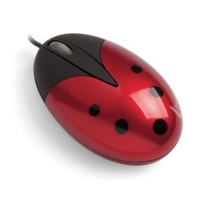 Mini Mouse Óptico USB Joaninha 7449 - Leadership
