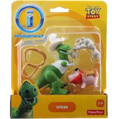 Boneco Rex Xerife Pig Ladrão Imaginext Toy Story T2738/X7638 - Mattel