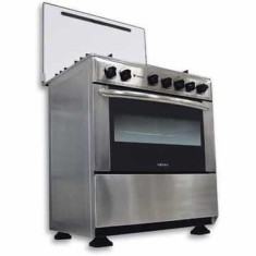 Fogão de Piso Venax 6 Bocas Acendimento Automático Acabamento Inox Vivace
