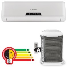 Ar Condicionado Split Hi Wall Electrolux Ecoturbo 7000 BTUs Controle Remoto Frio VE07F / VI07F