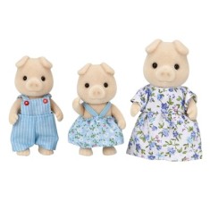 Boneca Sylvanian Families Família dos Porcos Epoch