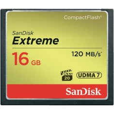 Cartão de Memória Compact Flash SanDisk Extreme 16 GB SDCFXS-016G-X46