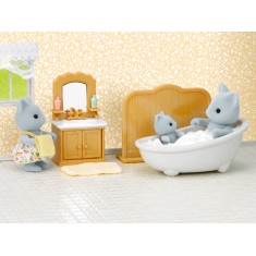 Boneca Sylvanian Families Conjunto de Banheiro Epoch