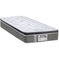 Colchão Solteiro Espuma Castor D28 Silver Star 3D Pocket Híbrido 88 x 27 x 188 cm