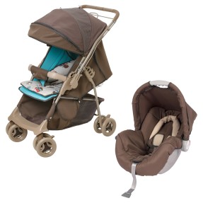 Carrinho de Bebê Travel System com Bebê Conforto Galzerano 1380 Maranello