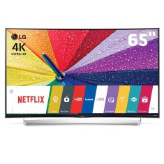 Smart TV TV LED 3D 65" LG 4K Netflix 65UG8700 4 HDMI