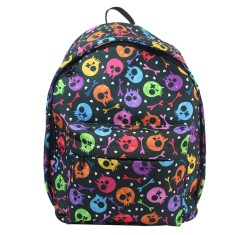 Mochila Zona Criativa Caveira Colors 10070355