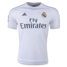 Camisa Jogo Real Madrid I 2015/16 sem número Adidas