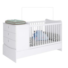 Berço Cômoda Gaveta Art in Móveis Fofura BE 8085