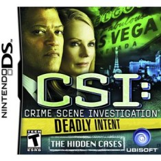 Jogo CSI Deadly Intent The Hidden Cases Ubisoft Nintendo DS