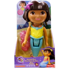 Boneca Dora a Aventureira Aventura Aquática Sereia Fisher Price