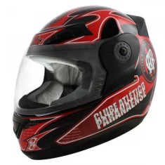 Capacete Protork Evolution 3G Atlético Paranaense Fechado Fecho de engate rápido