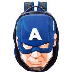 Mochila Escolar Xeryus Faces Capitão América 5462