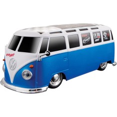 Carrinho de Controle Remoto Maisto Volkswagen Van Samba 1:24