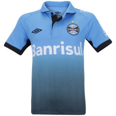 Camisa Jogo Infantil Grêmio III 2015 com número Umbro