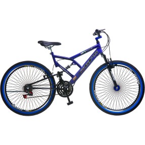 Bicicleta Mountain Bike Colli Bikes 18 Marchas Aro 26 Suspensão Full Suspension Freio V-Brake Full-S GPS 156