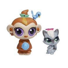 Boneca Littlest Pet Shop Mushroom Lee e Sneakers Stymie Hasbro