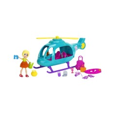 Boneca Polly Helicóptero Mattel