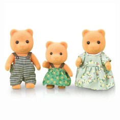 Boneca Sylvanian Families Familia de Ursos Gulliver